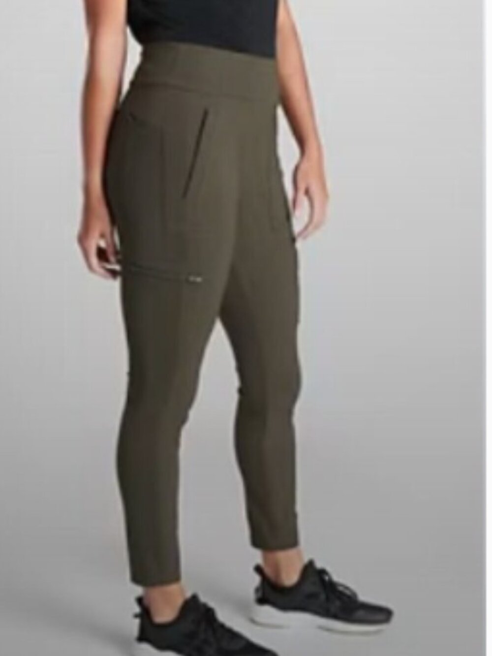 ATHLETA Headlands Hybrid Cargo Tight Leggings Green Size 4